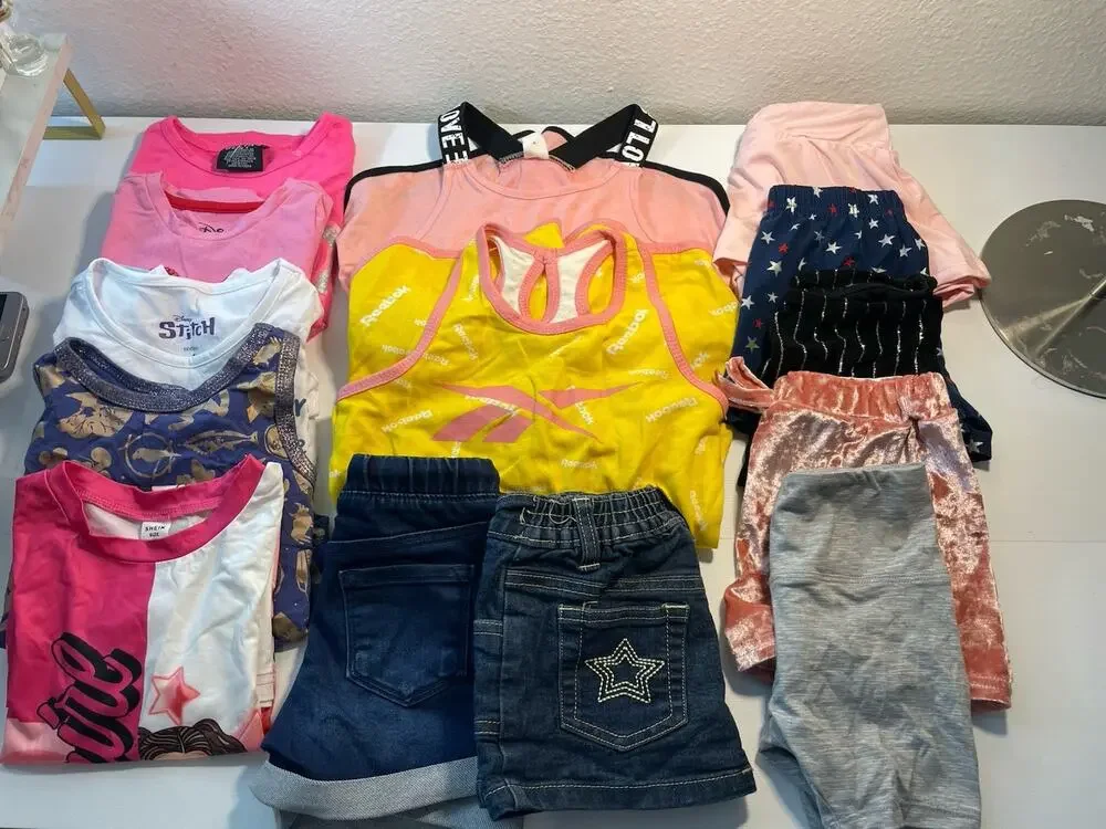 Toddler Girls Size 4T Clothing Lot 14 Pieces Outfits Dresses Shirts Pants Mix
